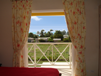 Ajoupa Villas Barbados, view of the sea from front bedroom